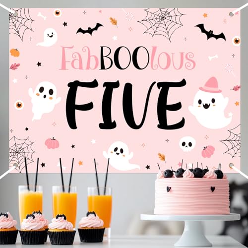 Toile de fond Fabboolous Five rose Halloween 2,1x1,5m lavable