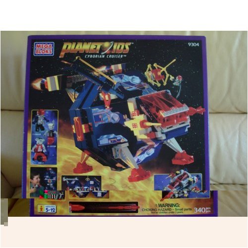 Amazon.com: Mega Bloks Planetoids Cyborian Cruiser 340 Pieces
