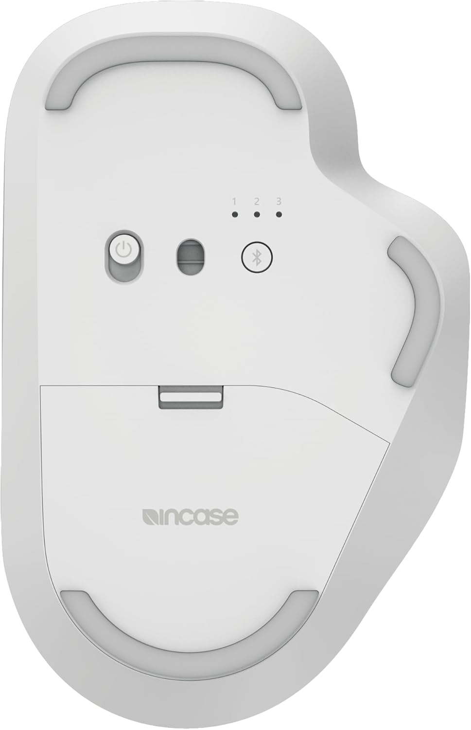 Incase Bluetooth Ergonomic Mouse – Designed by Microsoft – Two Thumb Buttons, Easy to Grip Thumb Rest, Precision Tracking, Connects 3 Devices, 15 Month Battery Life, PCs/Laptops (Glacier)