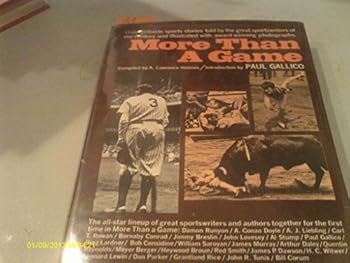 Hardcover More Than a Game Book