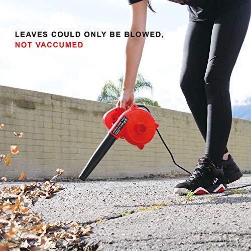Toolman Corded Electric Leaf Sweeper Vacuum Blower 3.5A for Heavy Duty DB2507
