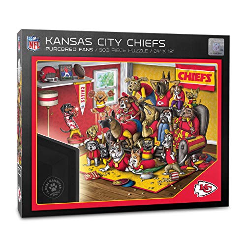 Image of YouTheFan NFL Purebred Fans 500pc Puzzle - A Real Nailbiter