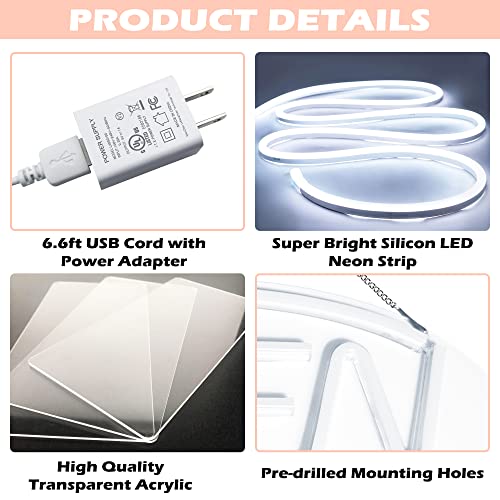 Montex Open Sign For Business 18 Inch X 8.8 Inch With Long Cord And Chain, Led Neon Sign For Store Window Bar Retail Shop Restaurant #TOP2