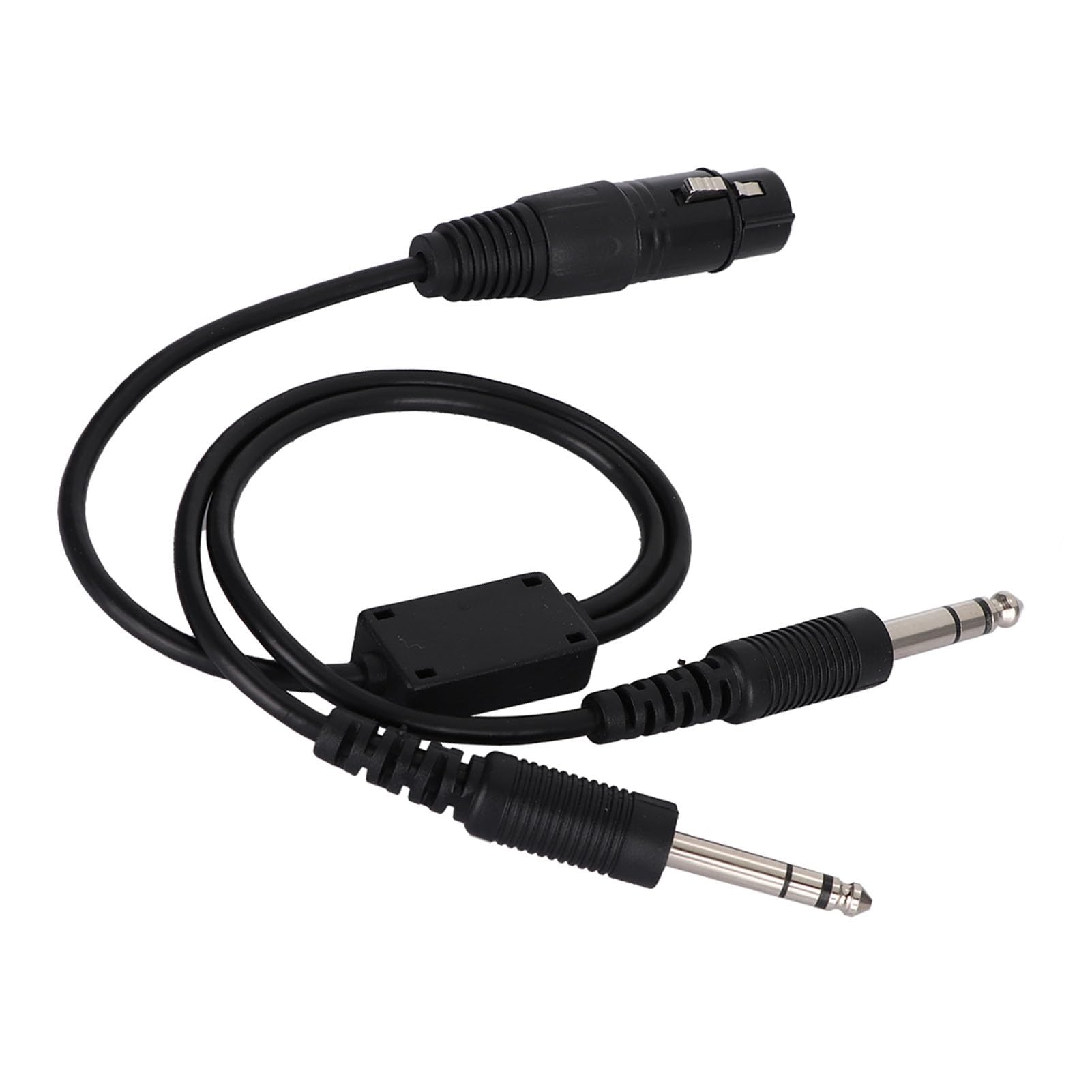 Yosoo Health Gear Cavo Adattatore per Cuffie, da XLR a GA | Cavo per Cuffie Aeronautiche a 5 Pin, Struttura in Metallo ABS, Resistente Schermatura in Kevlar, per Conversione a GA,