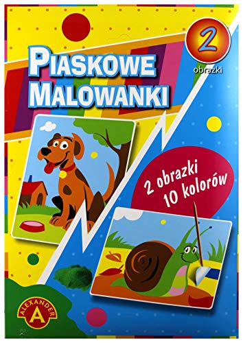 Piaskowe malowanki - pies, Ĺlimak