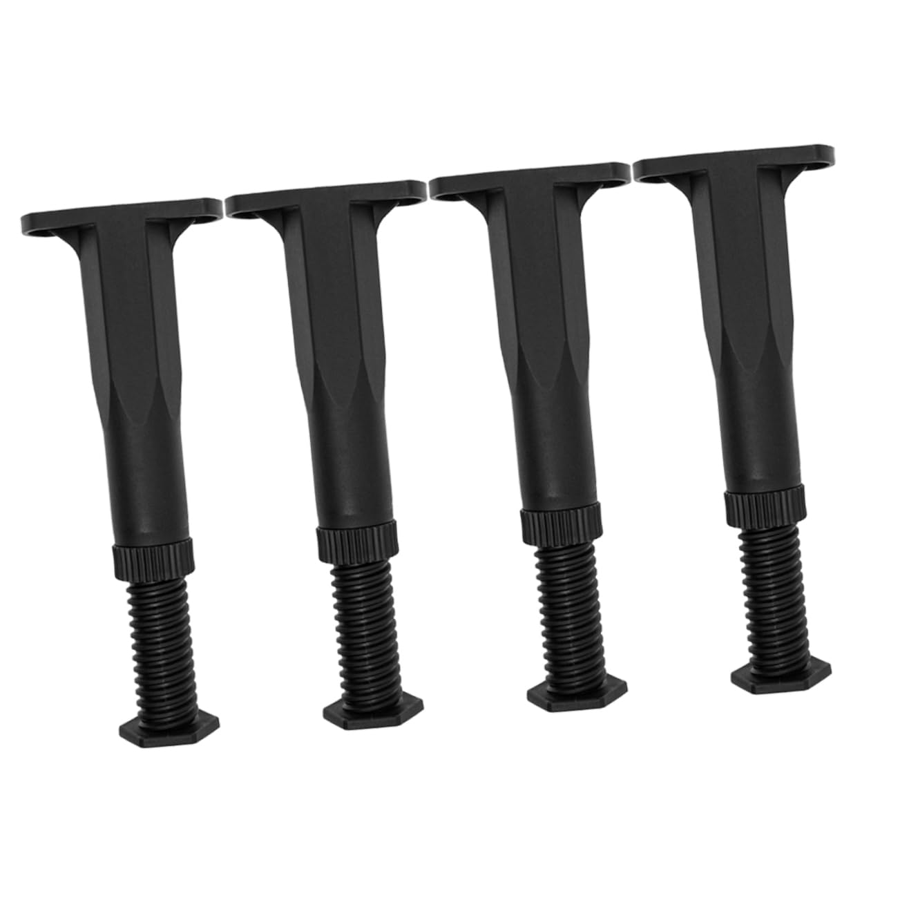Generic 4 Pcs Bed Frame Leg for Home Bed Frame Support Leg Legs for Bed Cabinet Leveling Feet Bed Legs Furniture Headboard Stoppers Bed Frame Glide Legs Bedframe Cupboard Adjustable, J7143189UKM