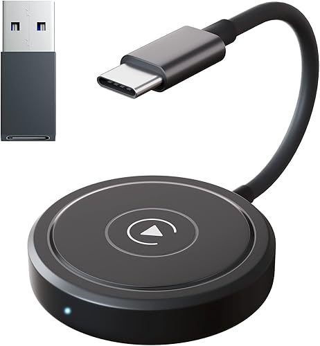 Apple Carplay - Adaptador inalámbrico 2022 actualizado Apple CarPlay Dongle para el CarPlay original con cable del automóvil, convierte el CarPlay