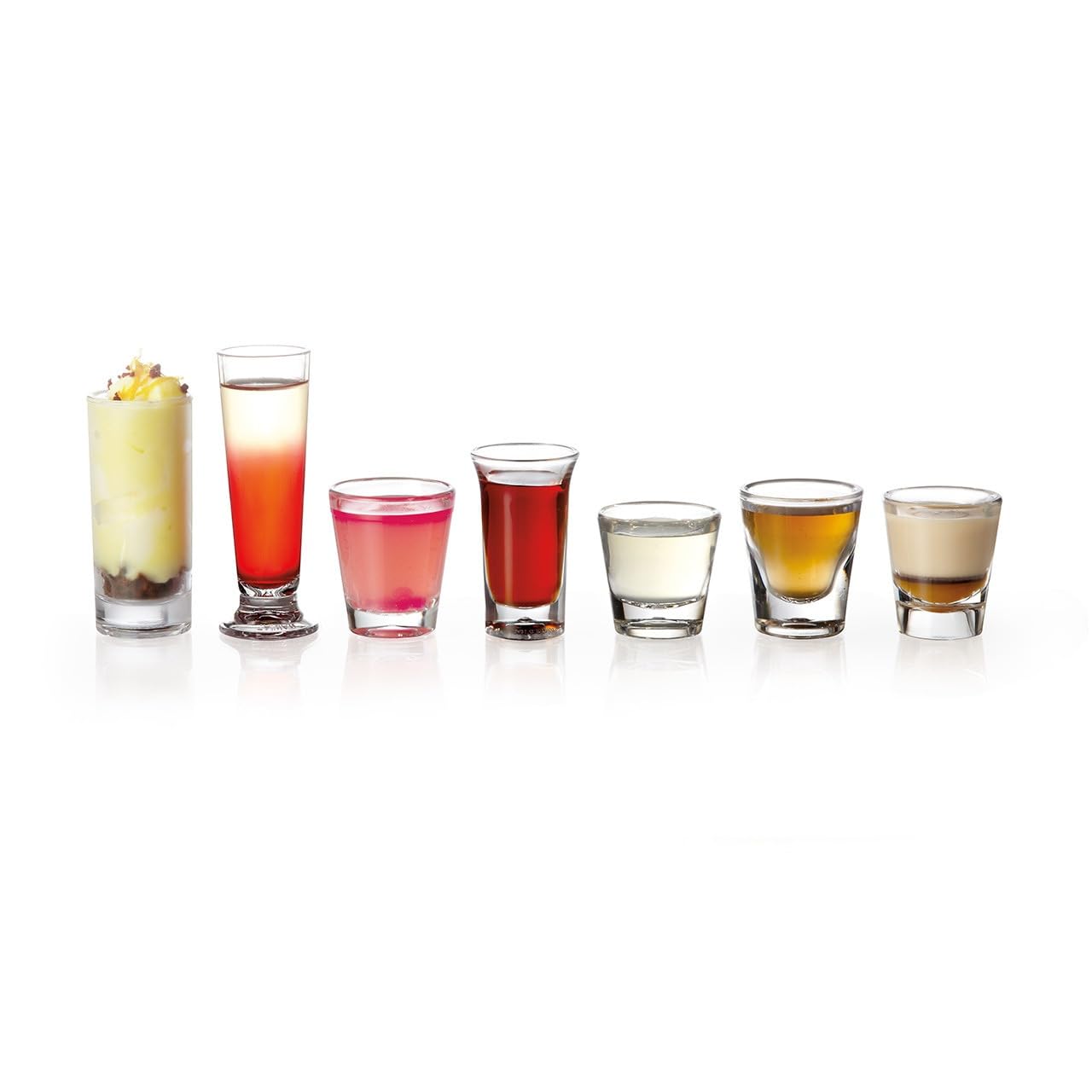 G.E.T. Lot de 12 verres à shot incassables en plastique de qualité commerciale sans BPA 42,5 g