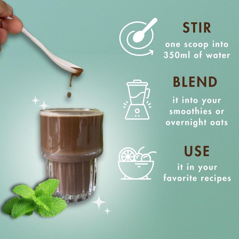 Image of Cosmix No Nonsense Plant Protein | Organic Pea & Rice Isolate | Vegan | 24g Protein /Serving | Easy To Digest | All Essential Amino Acids | No Preservatives| Mint Chocolate | Mint Cacao -2kg