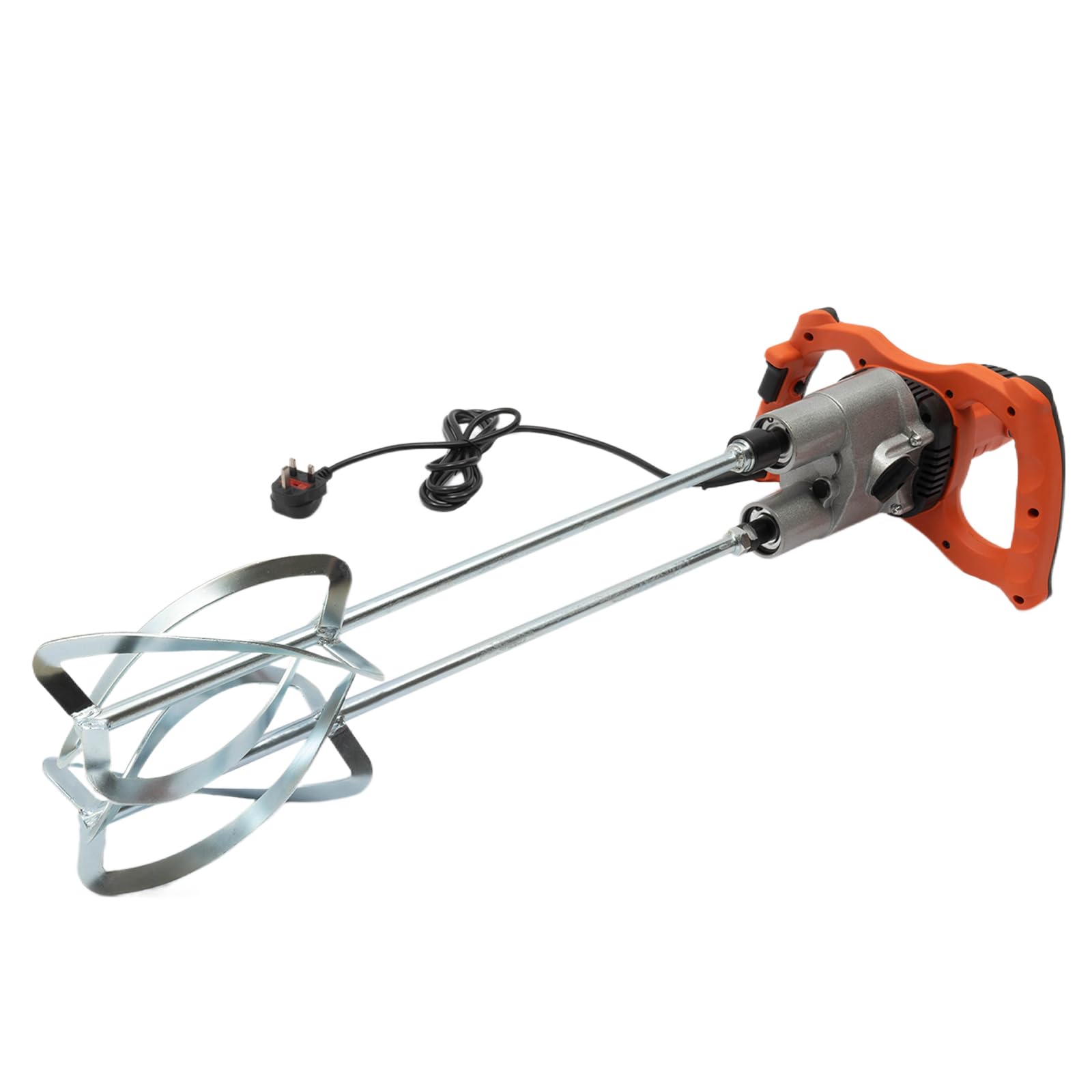 Eieblek Cement Mixer, 1800W Concrete Mixer Machine Paddle Mixer, 240V Electric Power Plaster Mixer, 2 Speed Adjustable Paint Mixer, For Mortar Concrete Joints