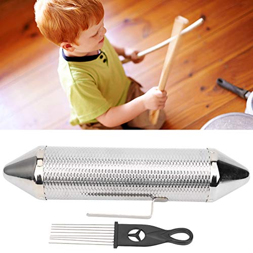 Guiro shaker avec grattoir en acier pour percussions Orff - 2