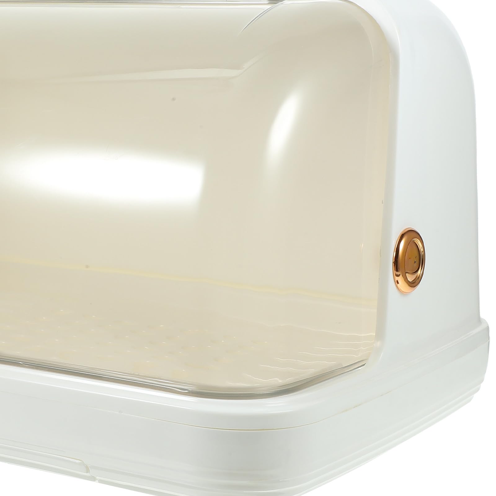 Estante para Secar Biberones y Vasos Mediano Blanco, Organizador de Cocina Bandeja Recogedora de Agua y Tapa, Almacenamiento Práctico para Secado y Orden Hogar
