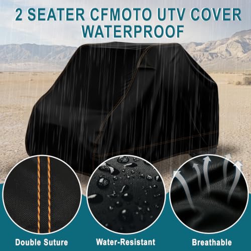 Housse protection CFMOTO Uforce Zforce 800 950 bâche imperméable extérieure - 4