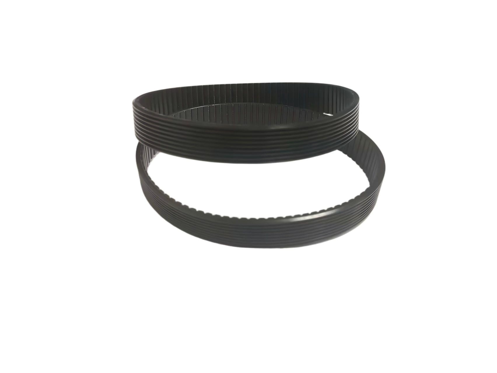 DNLK Drive Belt Set Of 2 – Compatible With Ryobi 662329-001 Poly V Belts, Made In USA, High-Strength Rubber For Planers & Sanders