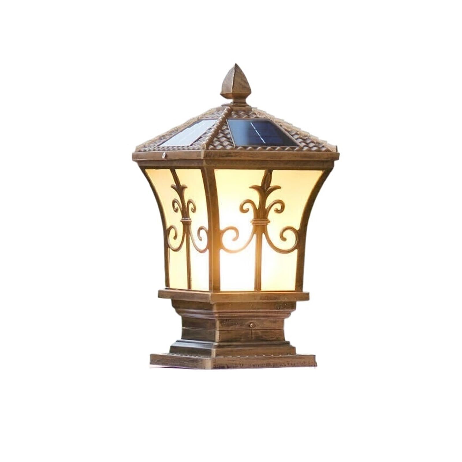 Lampe atmosphérique maison pour sécuriser un mur de clôture sans câbles