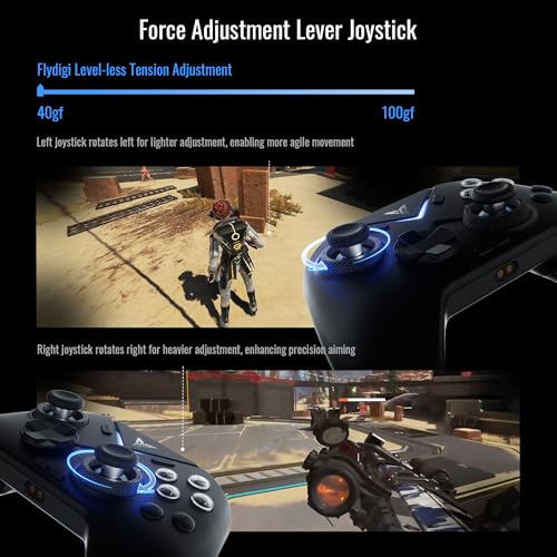 Flydigi Vader 4 Pro Pc Controller Force Adjustment Lever Joystick Hall & Micro 2-In-1 Triggers 1000Hz Report Rate Stereo Vibration 800Mah Multi-Platform Controller For Pc/Ns/Tv/Android/Laptop thumb #2