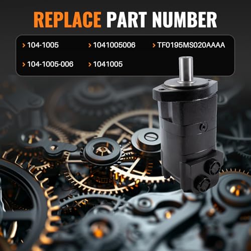 Image of 104-1005-006 Hydraulic Motor Compatible with Eaton Char-Lynn 2000 Series Replace 104-1005, 1041005006, 1041005, TF0195MS020AAAA
