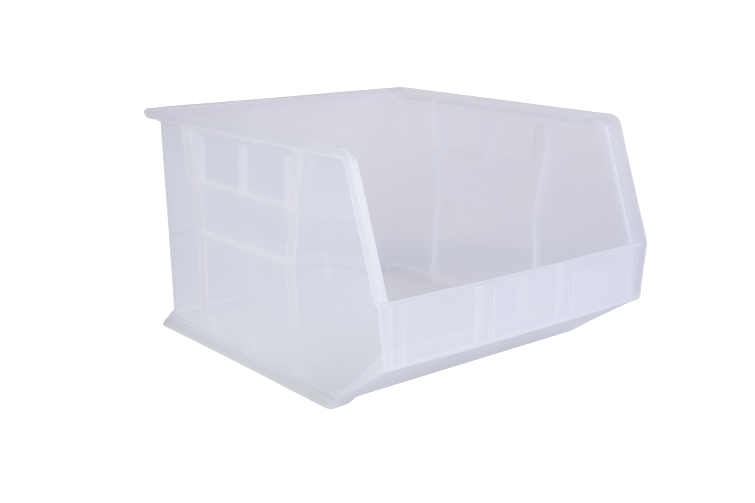 HE HUDSON EXCHANGE 18" x 16.5" x 11" Plastic Stackable Storage Bin, Clear