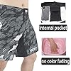SOTF Boxing Shorts for Men Training Fight Short Men MMA BJJ Shorts with Pocket Gray XL Waist 36.2-38.5 inch #4
