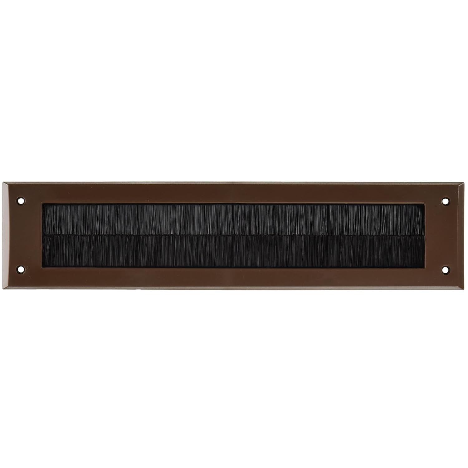 Merriway Brown Bh05981 Stormseal Letter Mail Box Brush Cover Draught Excluder For Internal Use, 343 X 80Mm (13.1/2 Inch X 3.1/8 Inch)