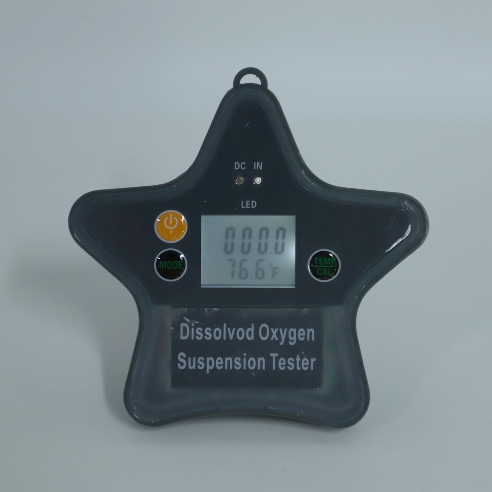 SIXRUN DO Tester di Ossigeno Disciolto Misuratore di qualità dell'acqua Bluetooth ABS 2 in 1 Design Impermeabile Galleggiante da 0 a 20 Mg L da 32 a 122 Fahrenheit per Acquari Laboratori Idroponici