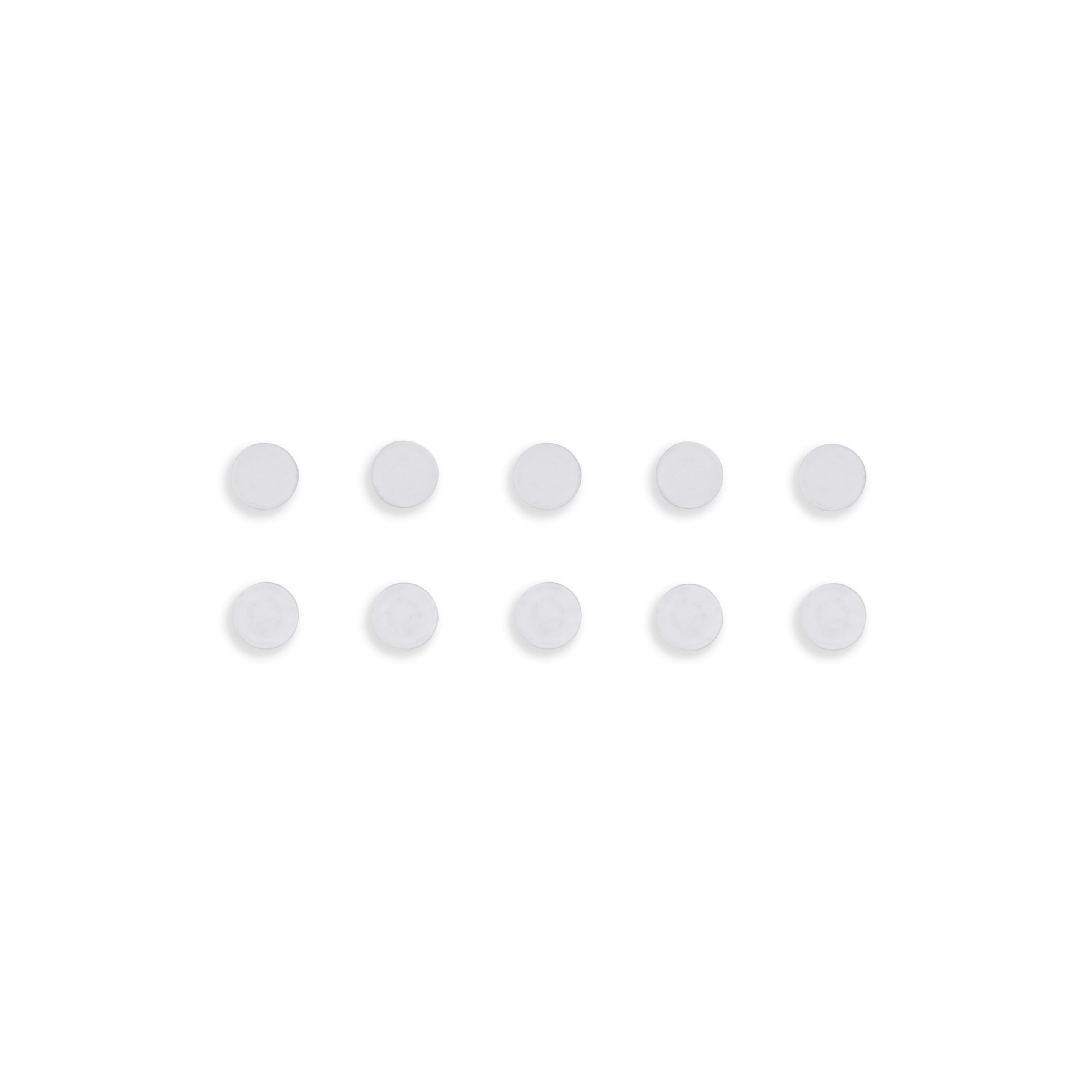 Bi-Office Magnets 25mm White Pack 10 IM141609 73200BS