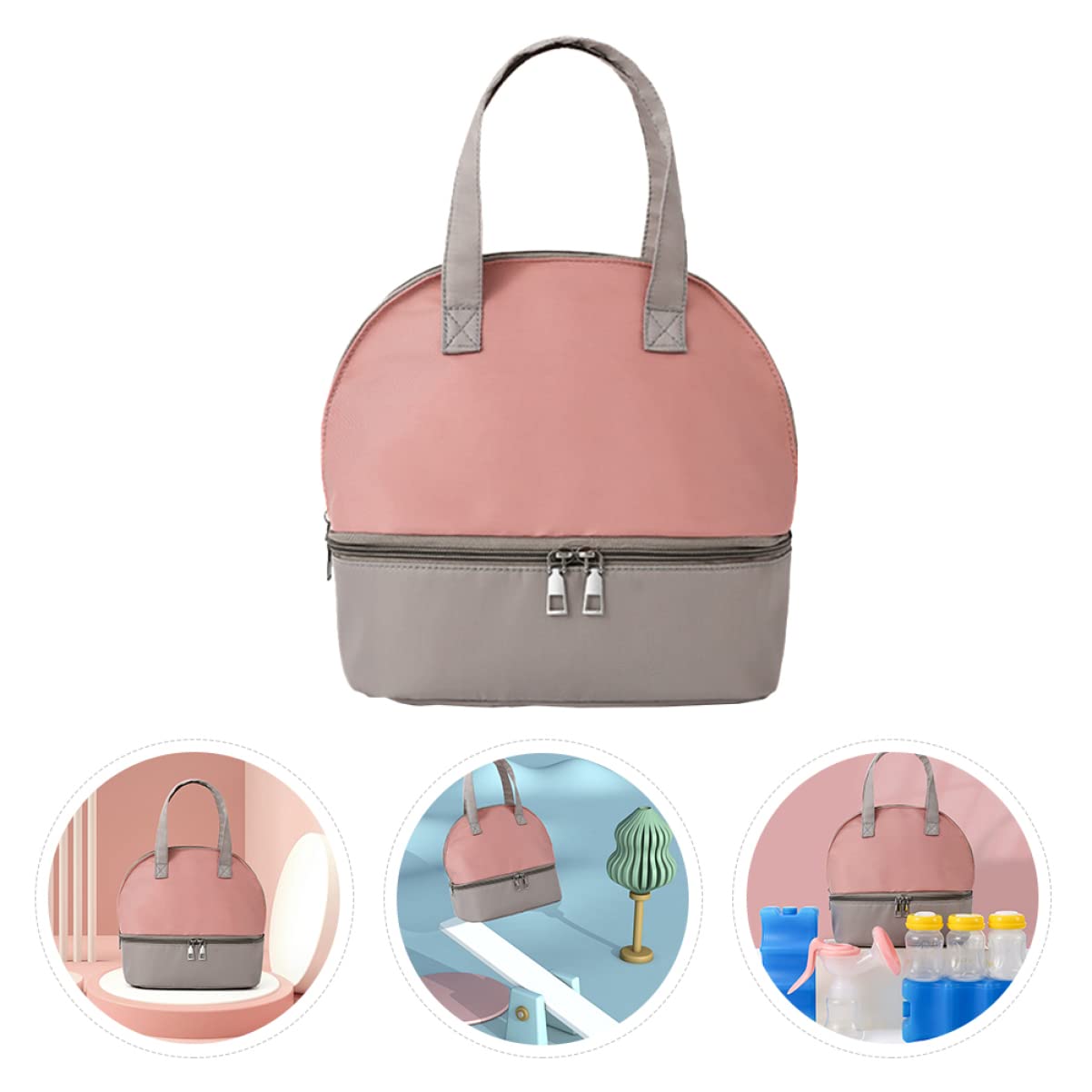 TOYANDONA 3pezzi Borsa Termica Portatile Per Latte Materno Sacchetto Isolante Per Conservazione Design e Antistrappo Capacità Ottimale Per Mamme Movimento