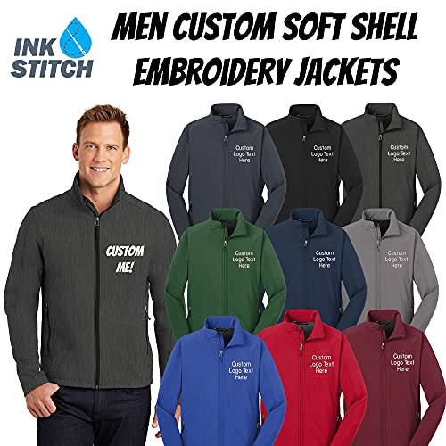 INK STITCH Men J317 Custom Stitching Embroidery Core Soft Jackets - Multicolors2