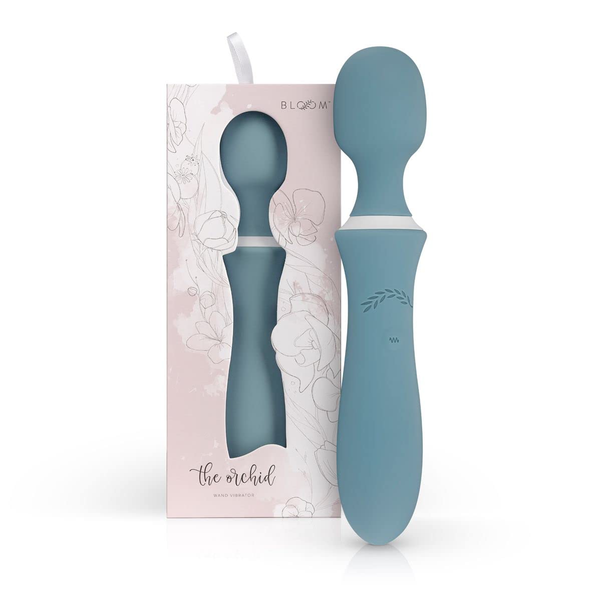 Bloom Wand Massaggiatore Orchid con 10 Modalità – Per la Migliore Esperienza di Massaggio - USB Ricaricabile (Incluso)– Cordless - Impermeabile – Design Unico