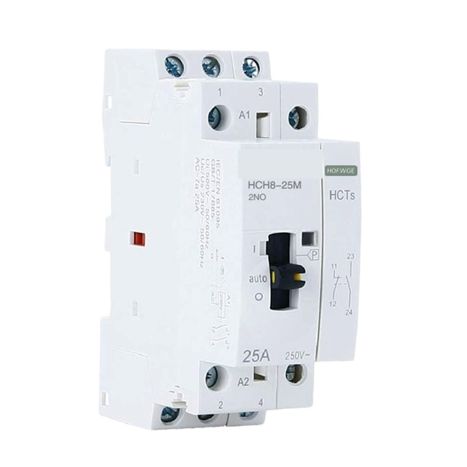 Contacteur modulaire HCH8-25M pour résoudre les pannes de commande manuelle de chauffage