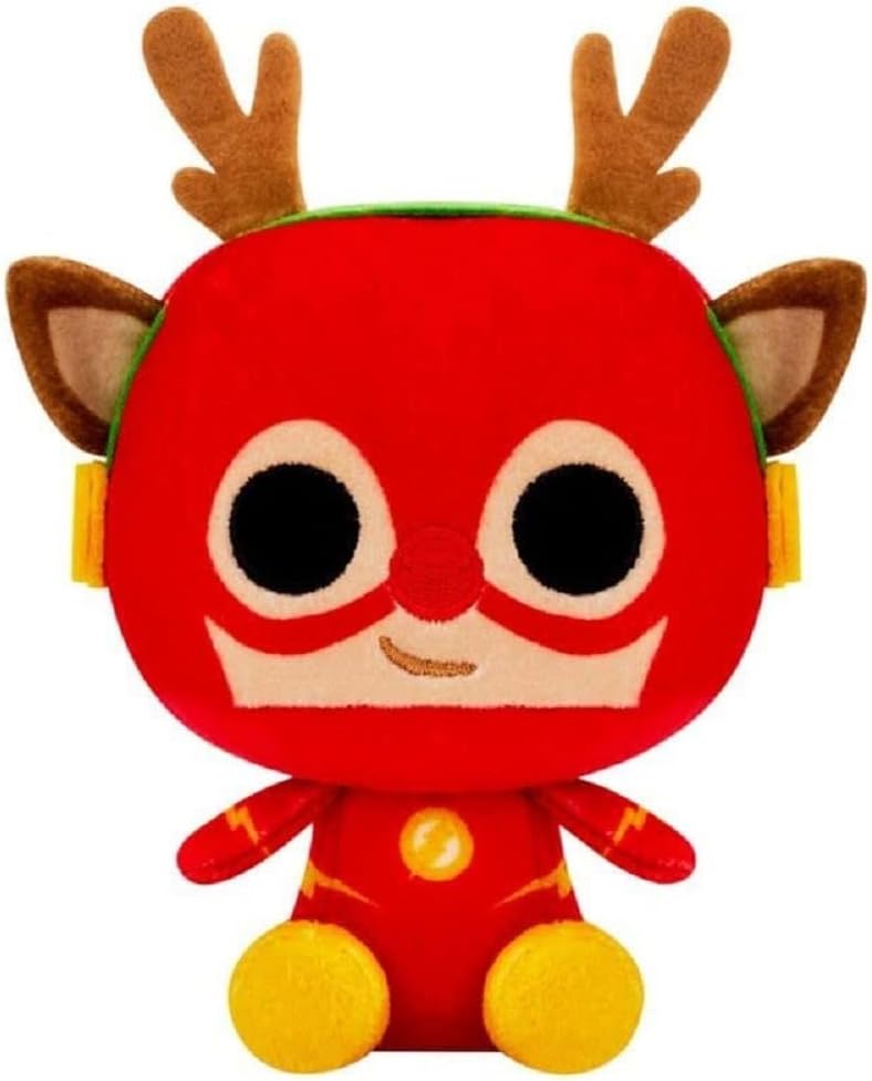 Funko POP! Plush: DC Holiday - 4" The Flash - DC Comics - Soft Toy - Birthday Gift Idea - Official Merchandise - Stuffed Plushie For Kids And Adults - Ideal For Comic Books Fans And Girlfriends