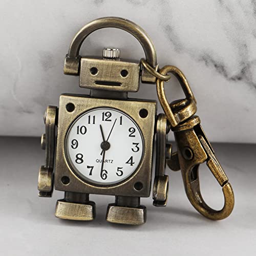 men39s portable quartz pocket watch with key chainportable quartz arabic digital dial pocket watches with chain