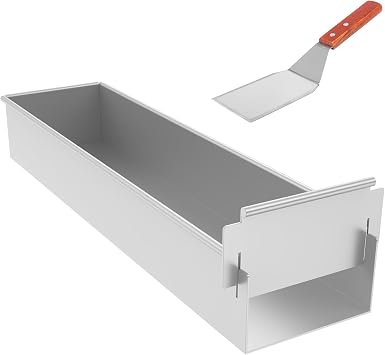 Rectangle Cake Mold, Tiramisu Cake Mold with Spatula, Tiramisu Pan, Ice Cream Cake Pan Mold, Rectangular Box Cheese Baking Tray Removable