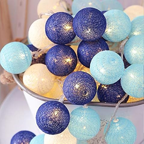 TENSUN Guirnalda de Luces de Bola de Algodón LED Cover