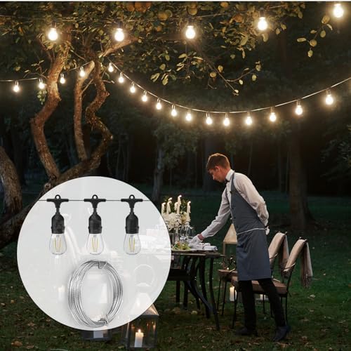 Image of Picture Hanging Wire, 33 Feet (10m) Braided Picture Wire Heavy Metal Wires for Photo Frame Pictures Mirror Artwork Hanging Supports up to 30lbs