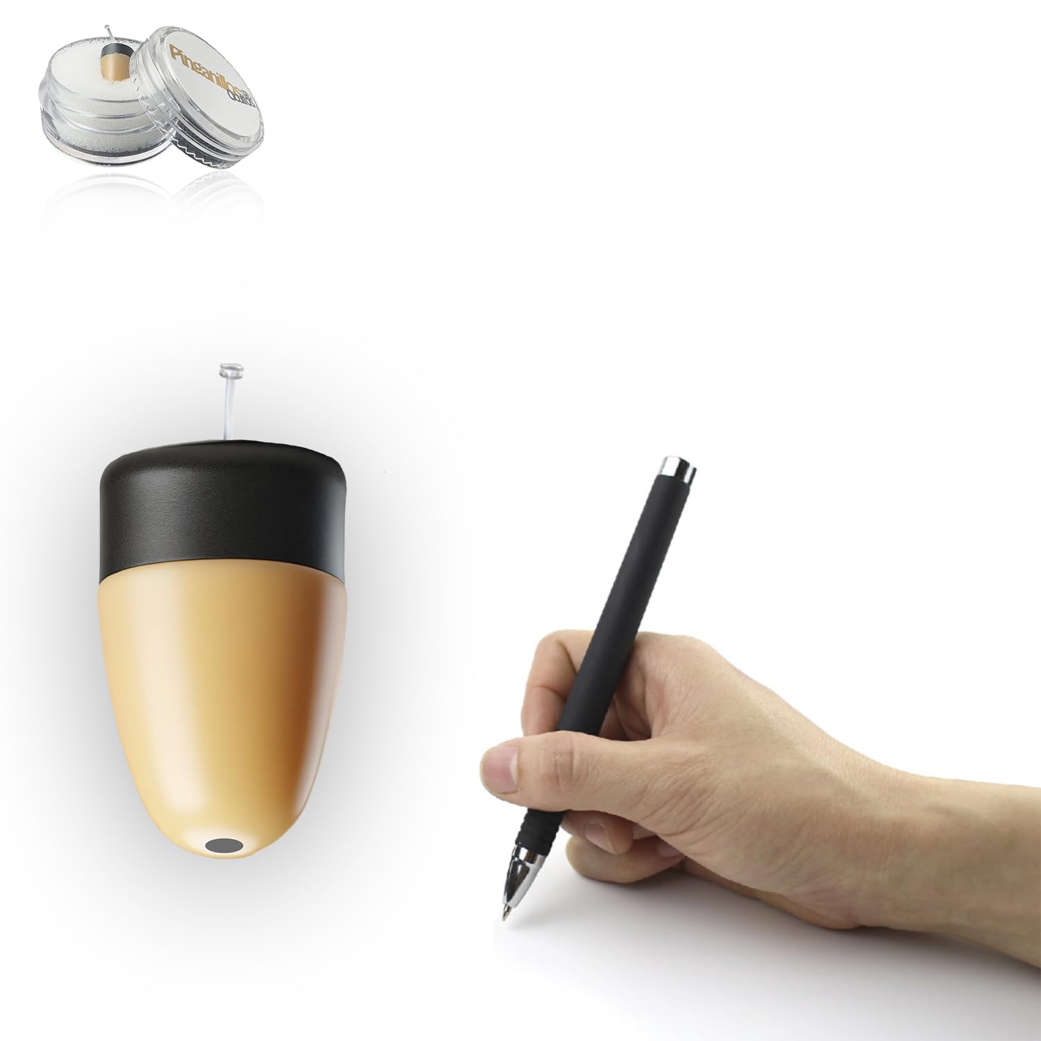 Pinganillo Examenes Boligrafo Bluetooth Oculto - Auricular Espia Invisible Inalambrico Copiar Examen. (Mini)