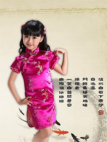 Shanghai Story Girls Chinese Traditional Dress New Years Cheongsam Qipao for Kids2