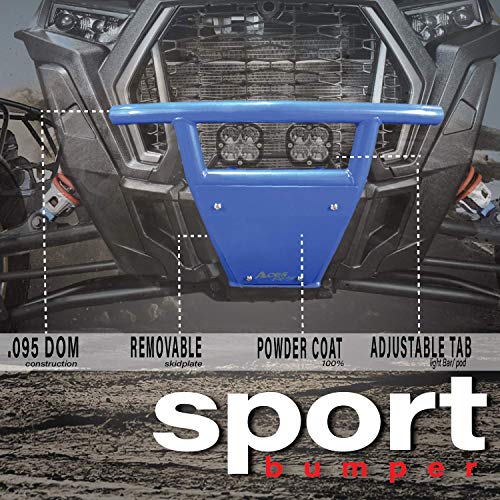 (2014-2021) Rzr 1000 / Turbo Front Sport Bumper (Blue) #TOP2