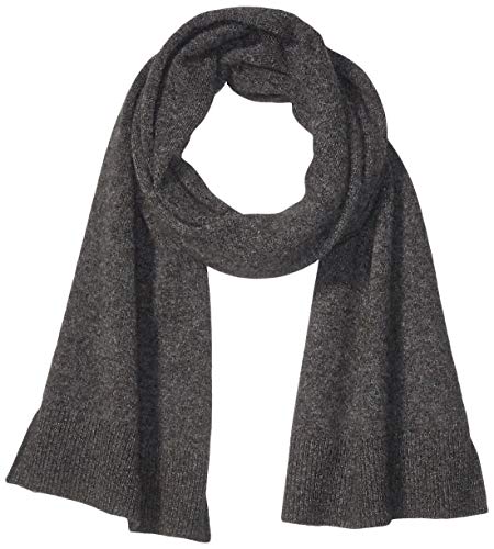 Amazon Brand - Buttoned Down Men's 100% Cashmere Scarf, Dark Grey One Size