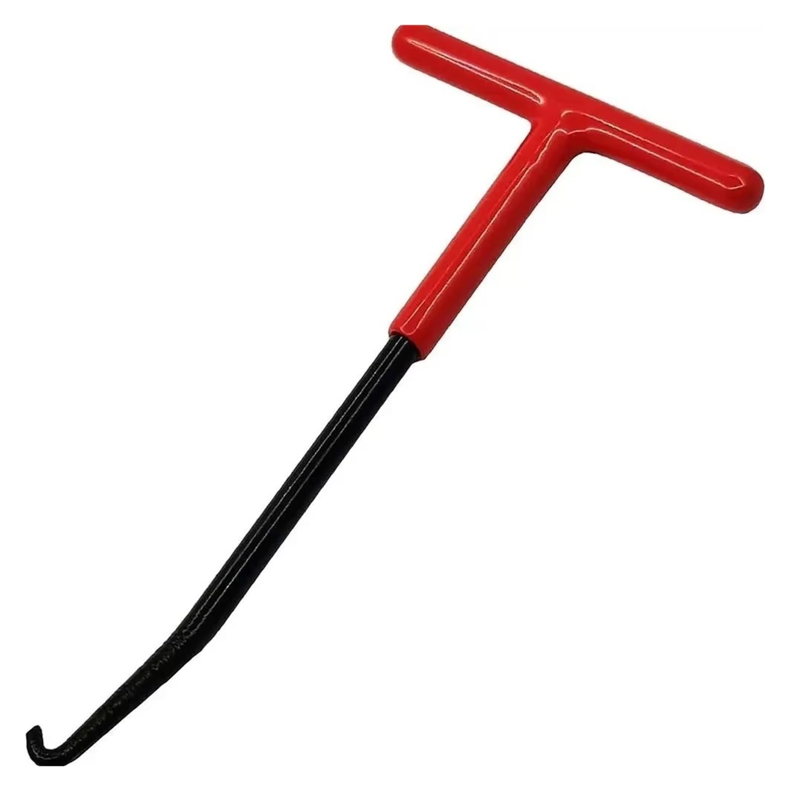 Uijhggwex 1 Pc Black Exhaust Spring Hook T-Handle Puller Rubber Coated For Atv Snowmobile Motorcycle