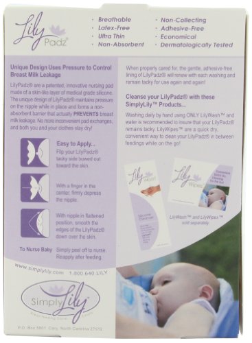 LilyPadz® Reusable Silicone Nursing Pads Single Pair Regular Size - Image 3