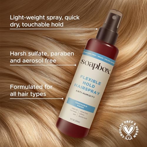 Spray para cabello anti frizz sin aerosol 8oz miniatura 4