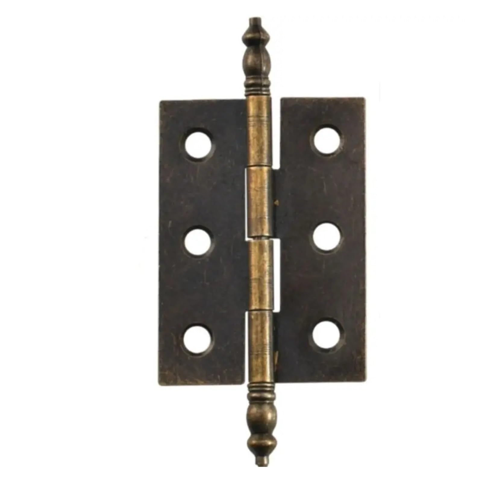 4pcs Iron Folding Hinges Easy to Install Bronze Vintage Hinge Wooden Boxes for Box(Color2)