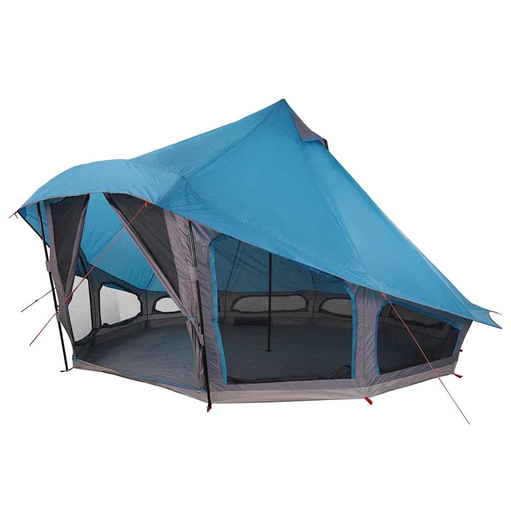 Tenda Tipi con tetto con stoccaggio, verde, 404 x 370 x 270 cm, taffetà