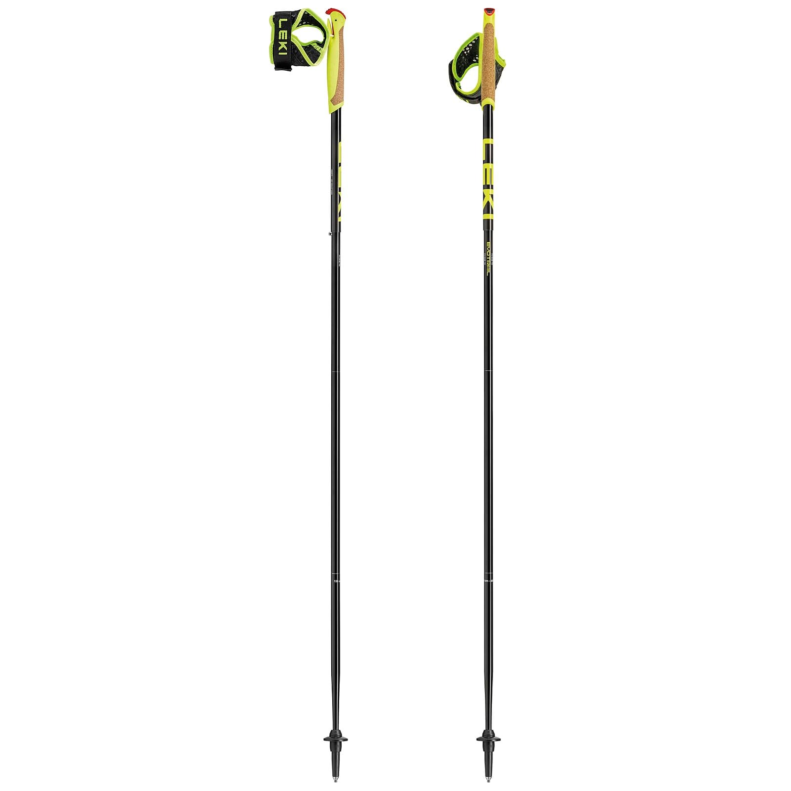 LEKI Evotrail FX.One TA Trail Running Poles for Women & Men | Aluminum & Foldable | Fixed Length | Ultra-Lightweight