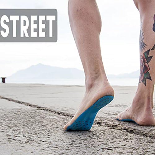 Suole adesive Nakefit, invisibili e antiscivolo, per camminare sulla  spiaggia come se foste a piedi nudi, eleganti e in tessuto isolante, Blue :  Scarpe e borse