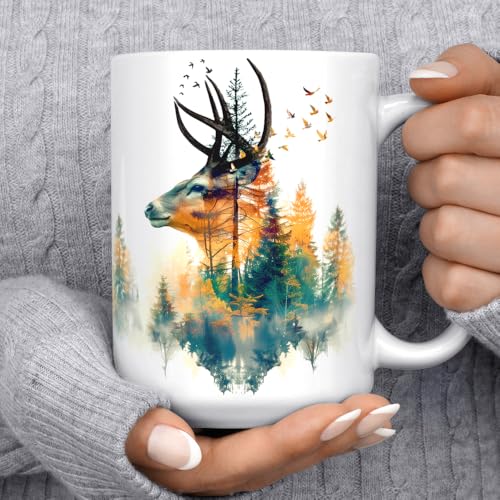 Taza de Cerámica Loftipop Nature Buck 15oz miniatura 2