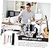 KAILIKETIY 1 Set Steel Drum Brush Includes Metal Wire Brushes Sticks and Carrying Bag Drum Accessory for Percussion Instruments and Jazz Musicians