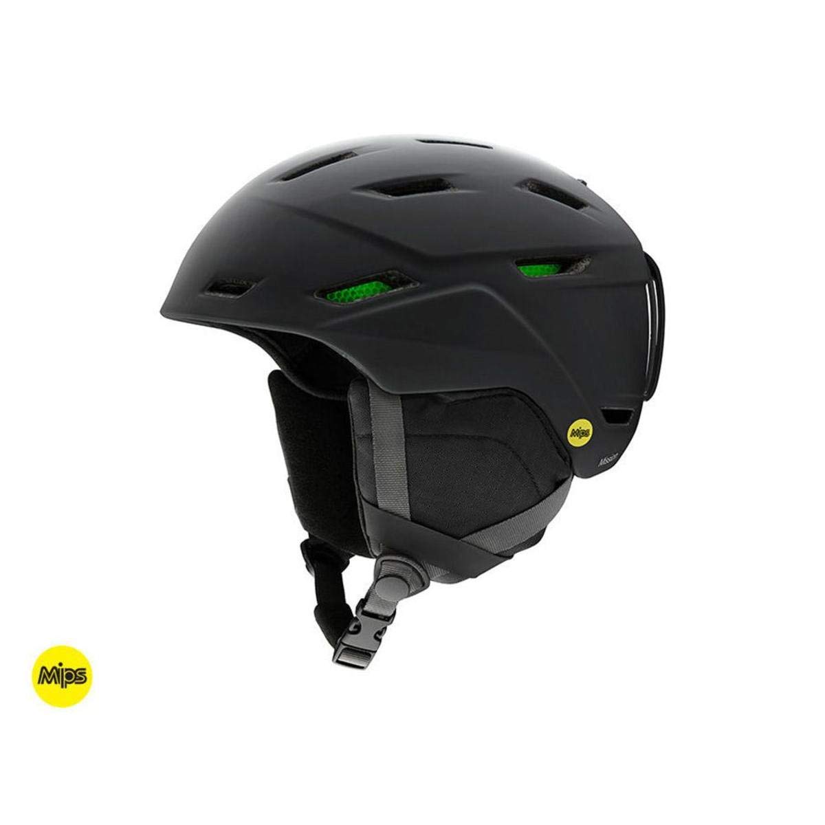 Amazon.com: SMITH Mission MIPS Snow Sport Helmet - Matte Black