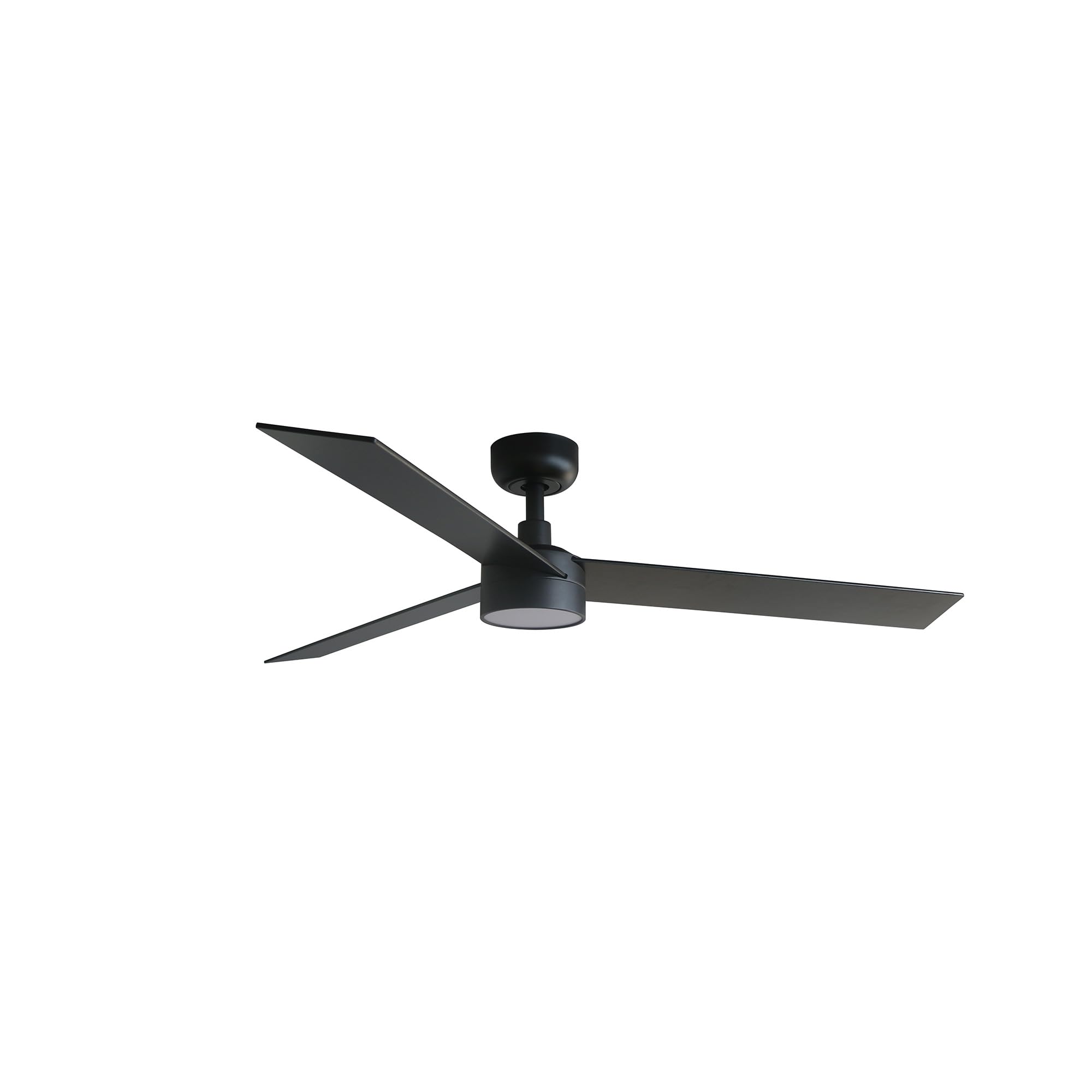 Ventilateur de plafond avec lumière LED noir noyer RUDDER L 34298-1TW